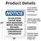 Signmission No Soliciting I Do Not Want Your OSHA Notice Sign, Plastic, 18in W x 24in L, 2PK OS-2PACK-NS-P-1824-V-14822 - alternate 4